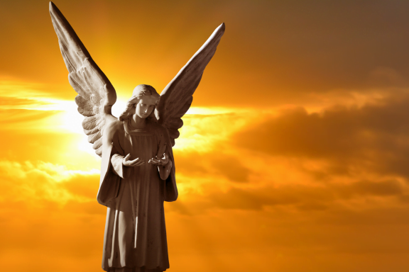 Ilustração sobre o artigo quais são os 4 anjos que viram Deus?